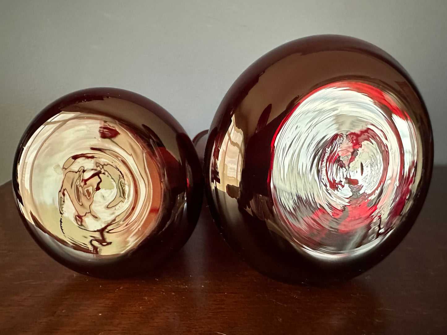 Ruby Red Laboratory Flasks