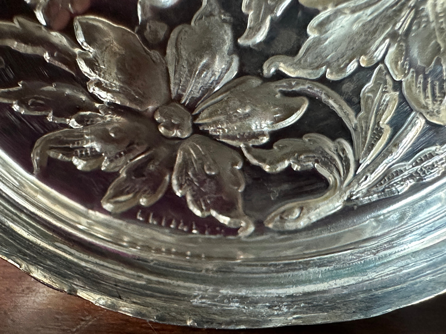 Silver Topped Glass Dresser/Vanity Jars