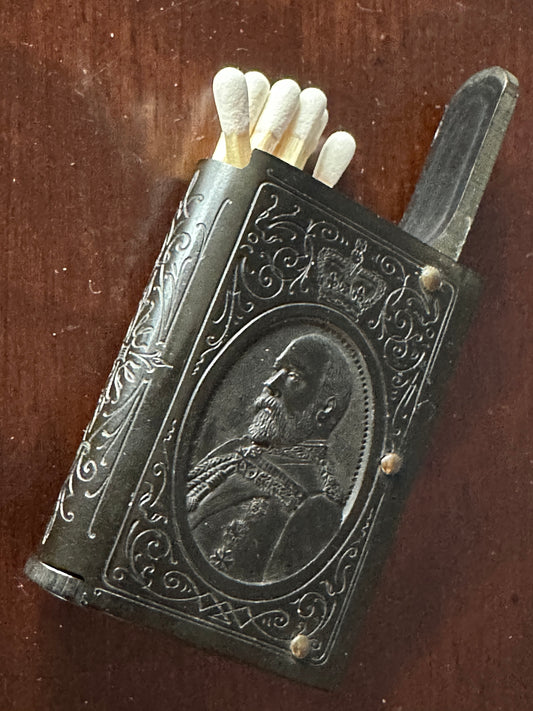 Vulcanite Match Safe / Vesta Case