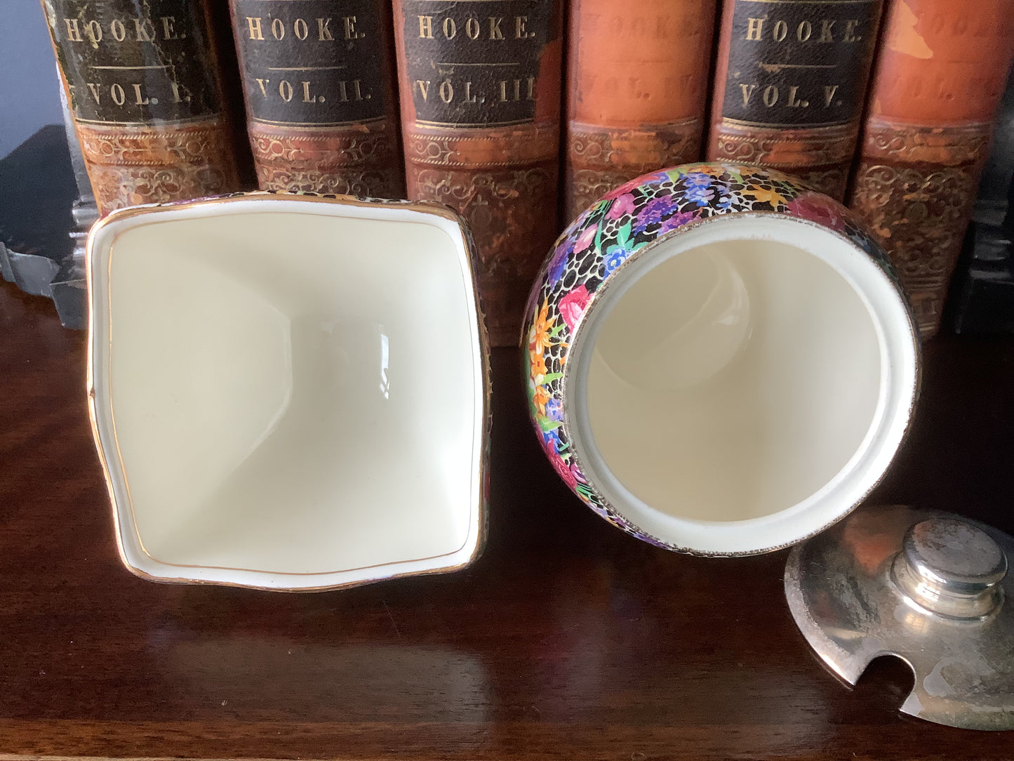 Royal Winton Grimwades English Sugar Bowl and Jam/Jelly Pot