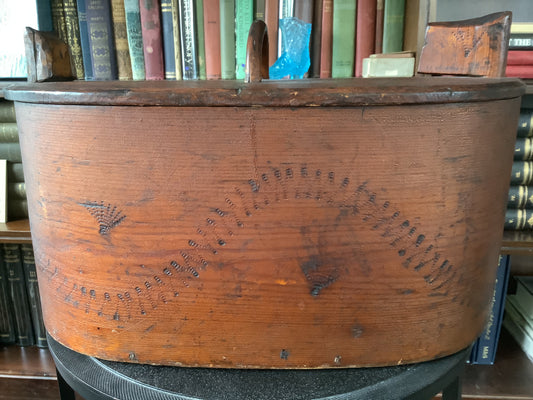 Antique 19th Century Scandinavian Tine Box